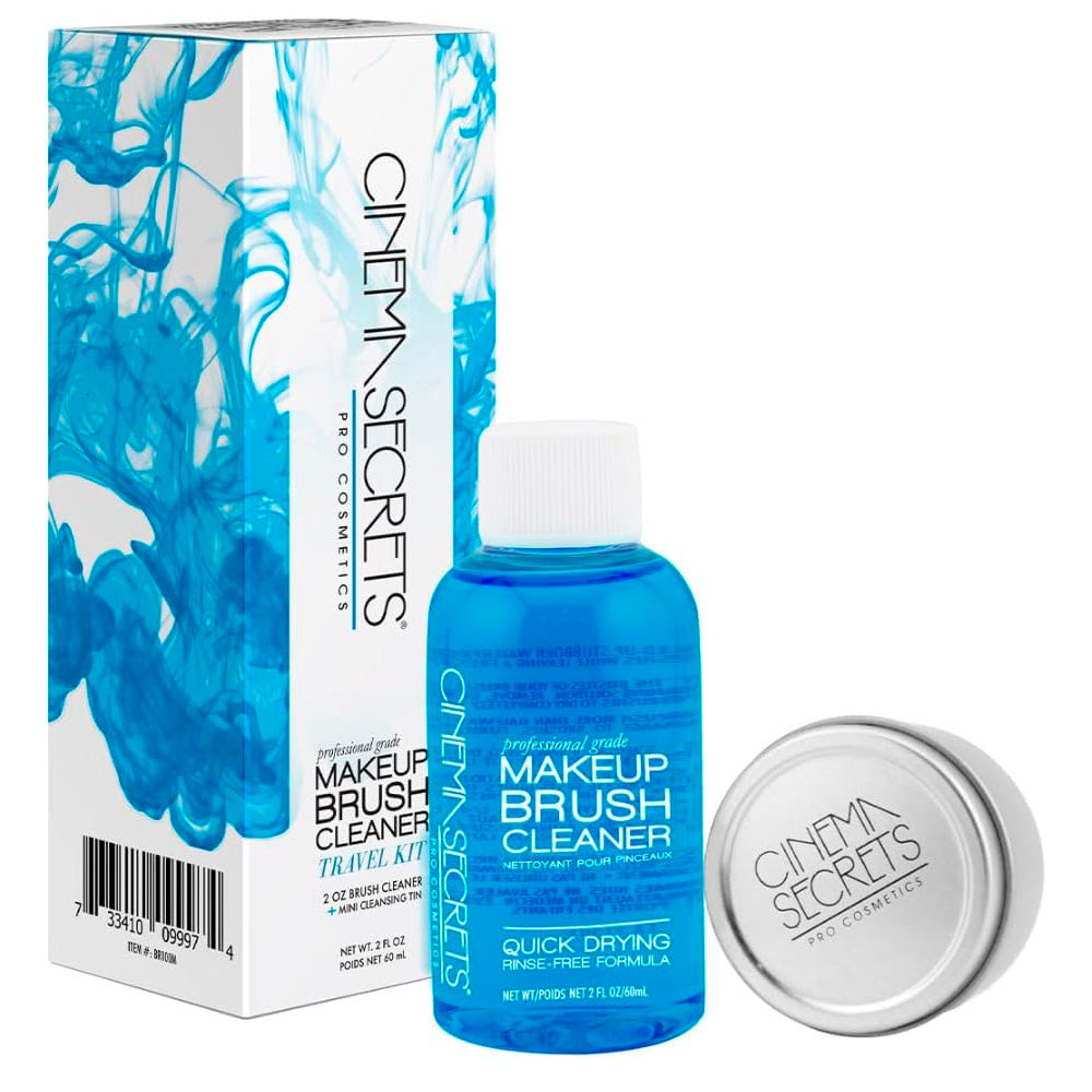 Kit limpiador de brochas Pro Starter Original Blue Vanilla 2oz + mini lata limpiadora