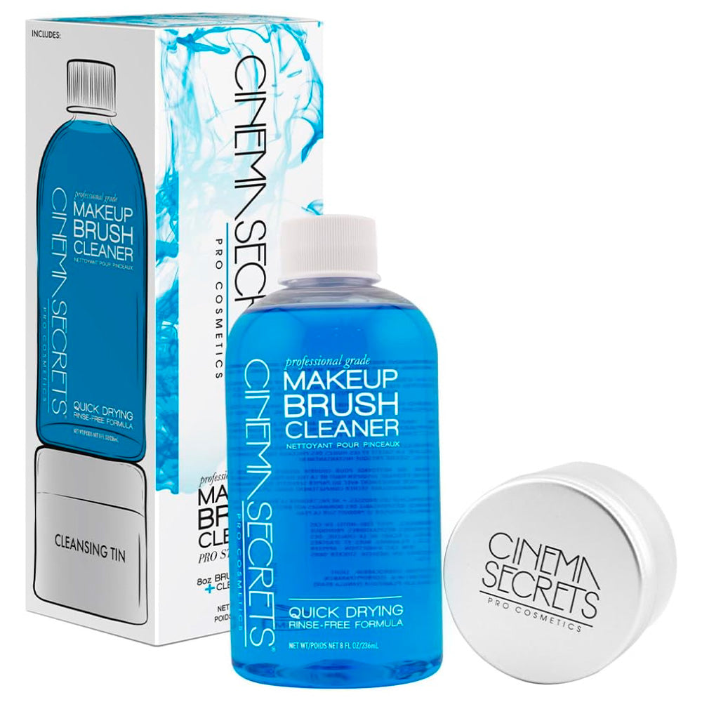 Kit limpiador de brochas Pro Starter Original Blue Vanilla 8oz + lata limpiadora