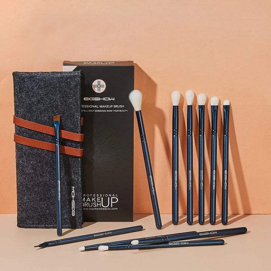 Set De Brochas Jade Series De 11 Piezas Tourmaline Blue