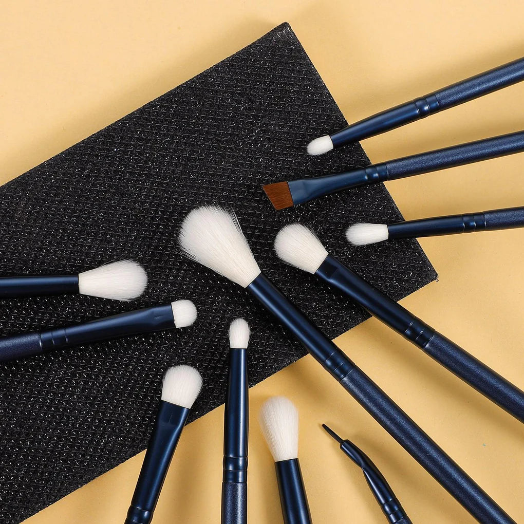 Set De Brochas Jade Series De 11 Piezas Tourmaline Blue