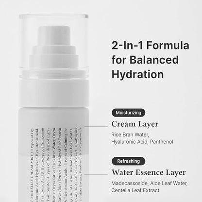 Bruma facial 345 Relief Cream Mist 60 ml