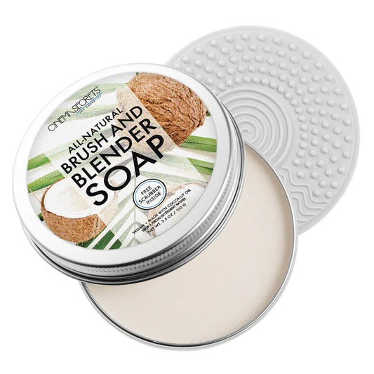 Jabón vegano natural para brochas y esponjas