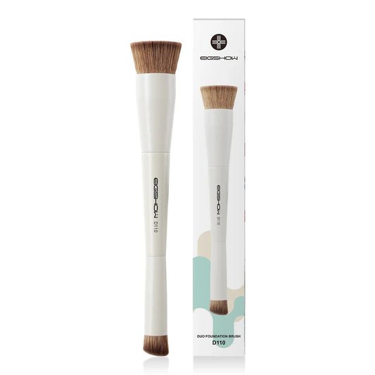 Brocha Doble Para Base y Corrector D110 Beige