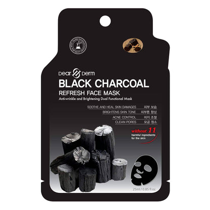 Mascarilla facial purificante Black Charcoa l