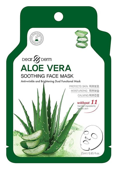 Mascarilla facial calmante Aloe Vera