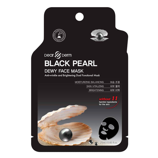 Mascarilla facial reafirmante Black Pearl