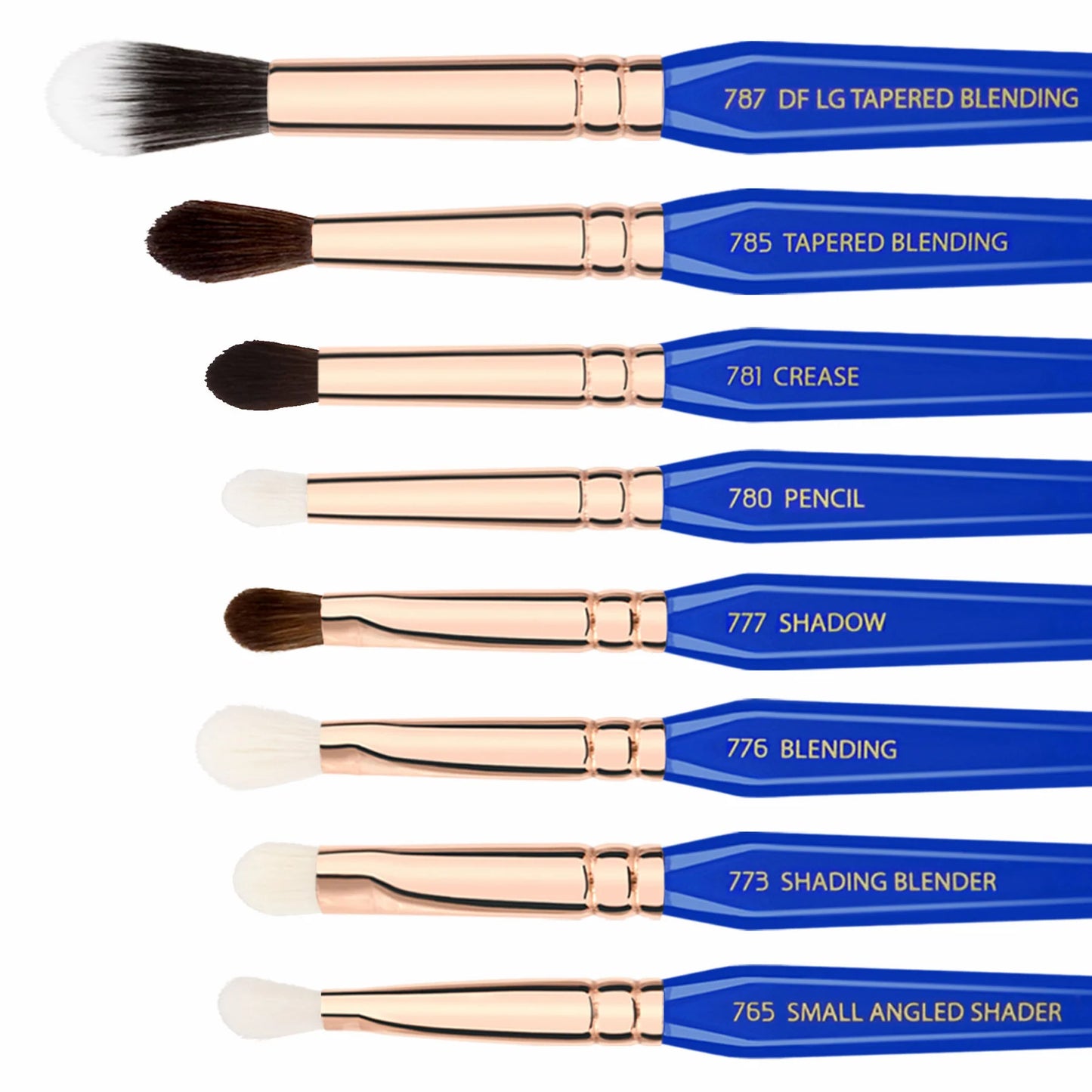 Set Completo de Brochas Golden Triangle para Ojos