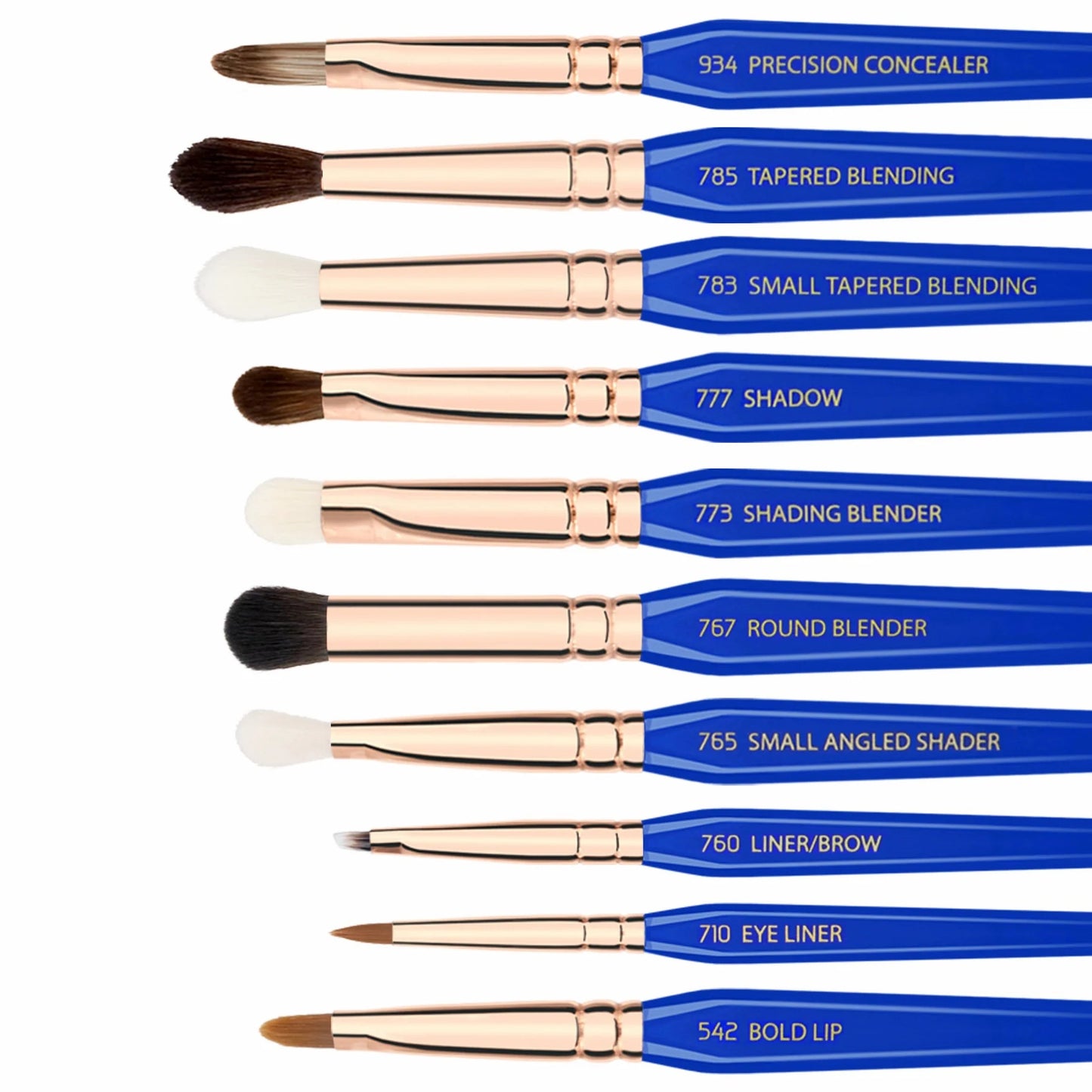 Set Completo de Brochas Golden Triangle Phase I