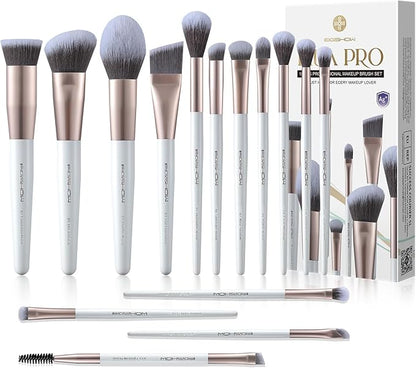 Set De Brochas MUA Pro De 15 Piezas