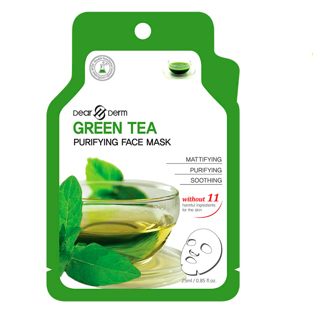Mascarilla facial purificante Green Tea