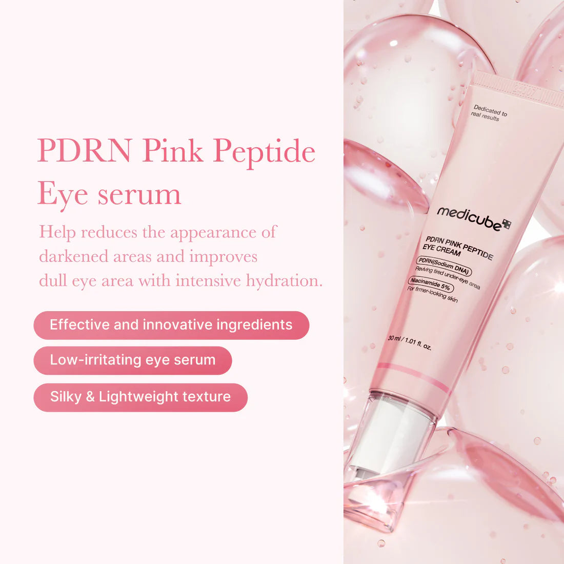 Crema para Ojos PDRN Pink Peptide 30 ml