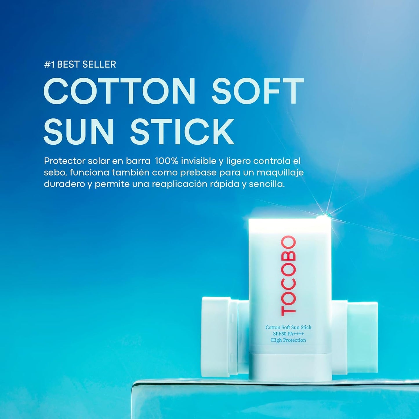 Protector solar en barra Cotton Soft Sun Stick SPF50 PA+++