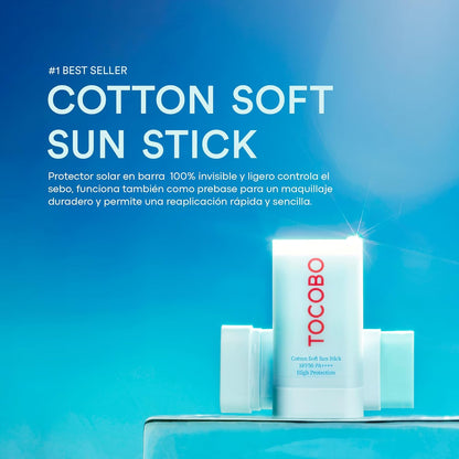 Protector solar en barra Cotton Soft Sun Stick SPF50 PA+++