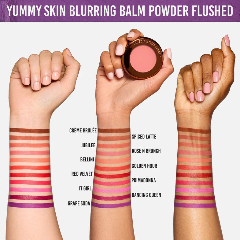 Rubor Yummy Skin Blurring Balm Powder Flushed Rose N Brunch