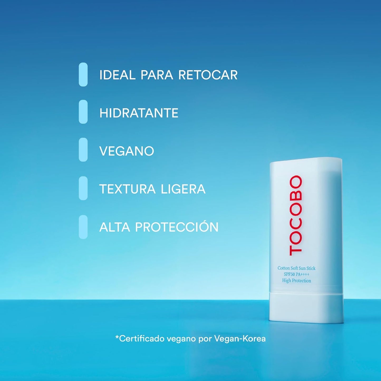 Protector solar en barra Cotton Soft Sun Stick SPF50 PA+++