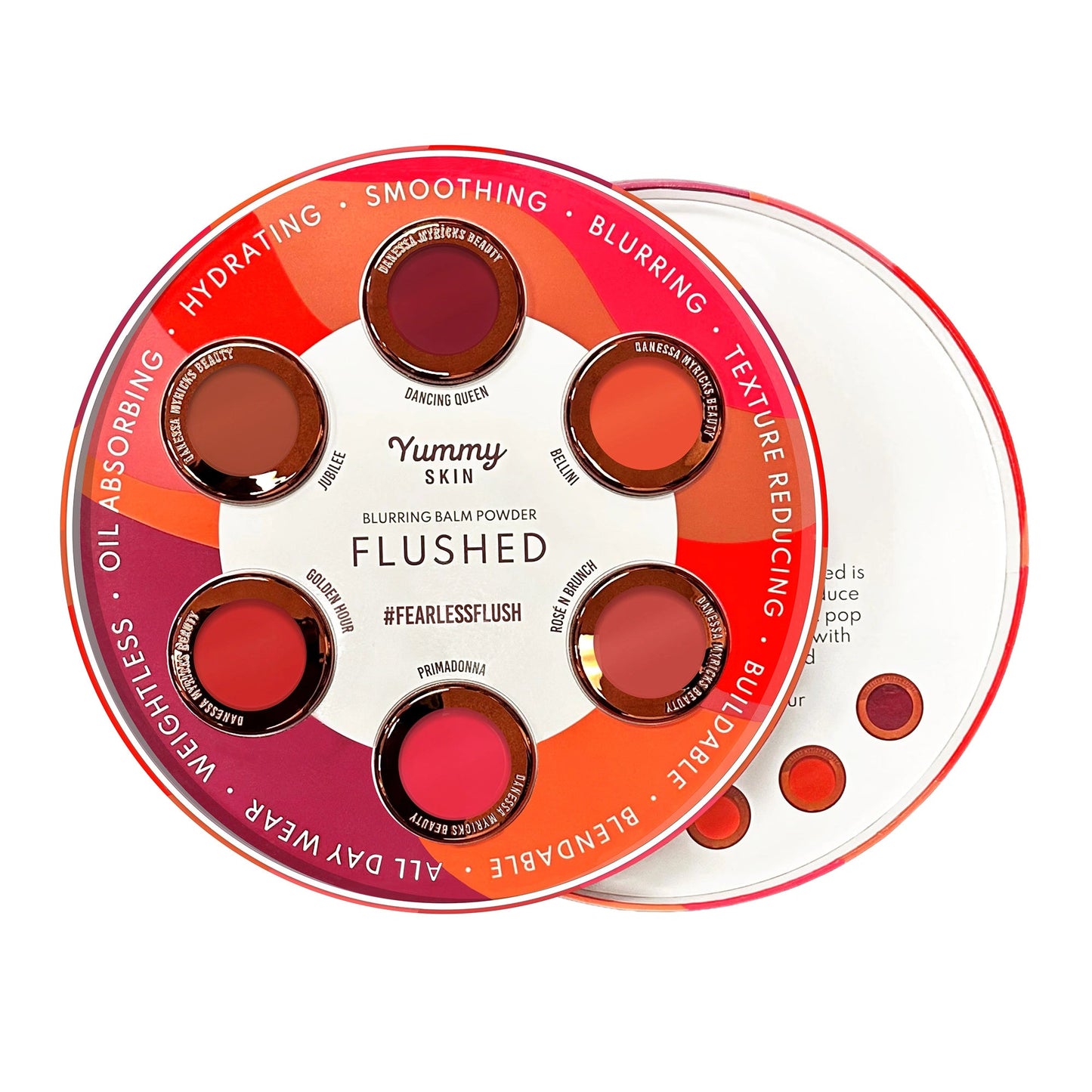 Set de 6 rubores Yummy Skin Blurring Balm Powder Flushed Face & Lips