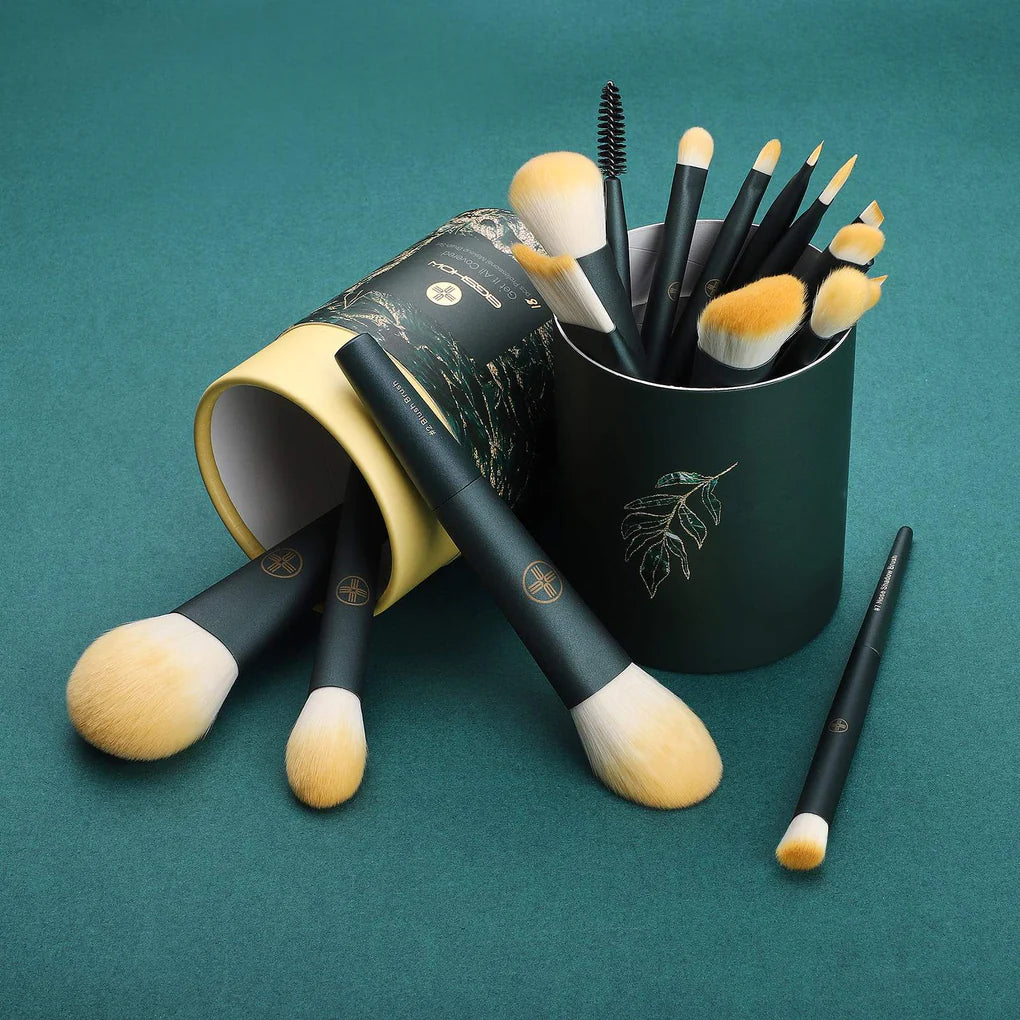 Set De Brochas Chic Series De 18 Piezas Shaded Spruce