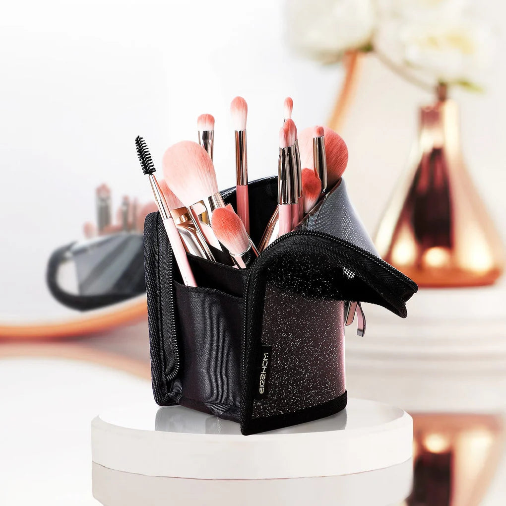 Set De Brochas Jade Series De 15 Piezas Mistyrose