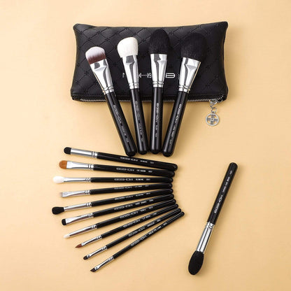 Set De Brochas Master Series De 15 Piezas Bright Silver
