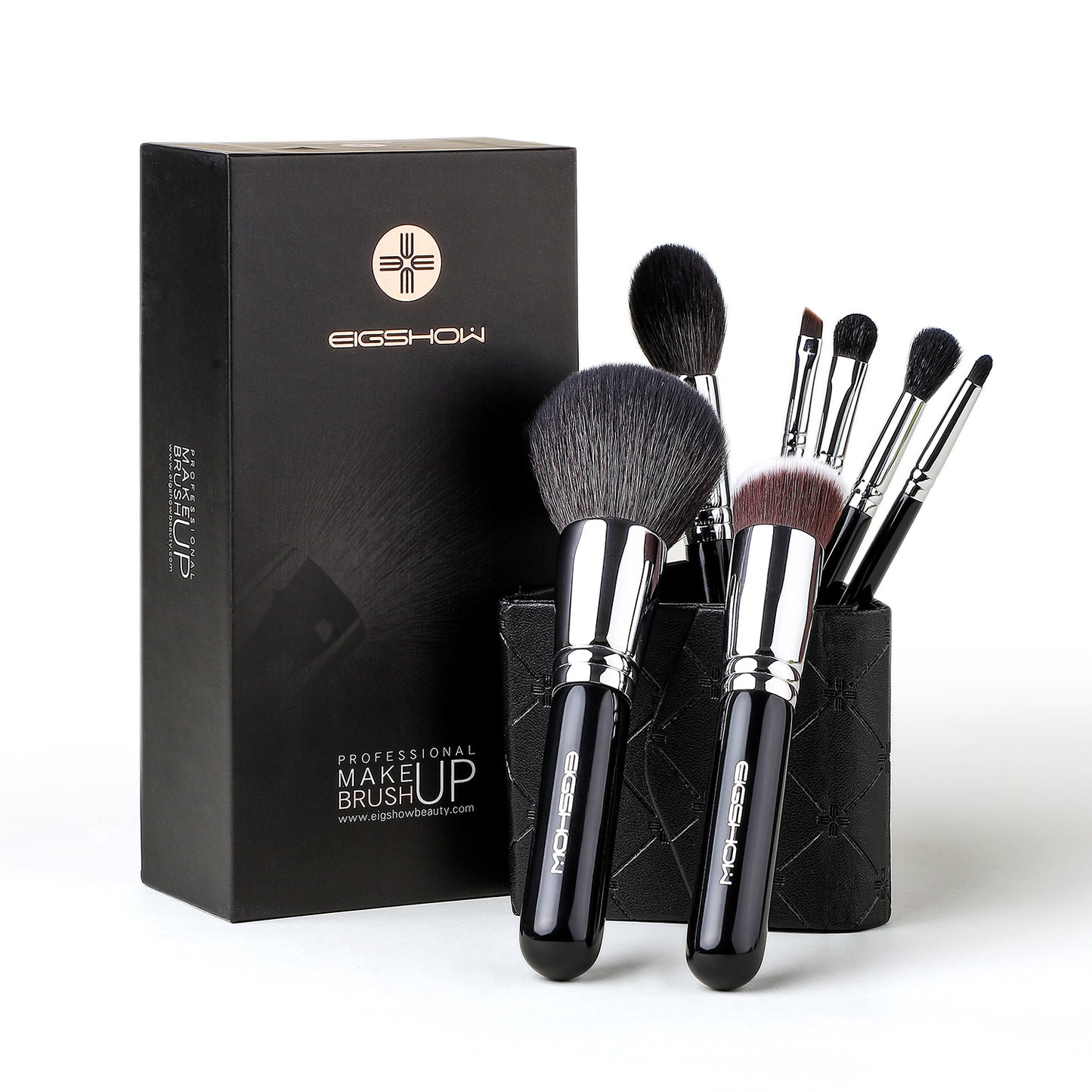 Set De Brochas Chic Series De 7 Piezas Bright Silver