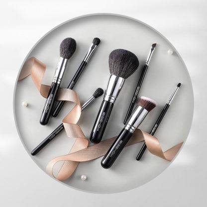 Set De Brochas Chic Series De 7 Piezas Bright Silver