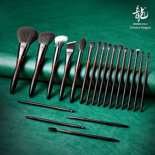 Set de brochas Chinese Dragon de 20 piezas Ebony